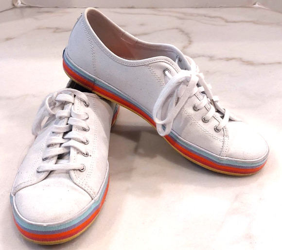 Keds Shoes - Keds Kate Spade Women's Shoes Size 8 White Loafers Casual Sneakers